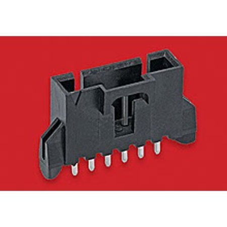 MOLEX Board Connector, 17 Contact(S), 1 Row(S), Male, Straight, 0.1 Inch Pitch, Solder Terminal, Latch,  705450051